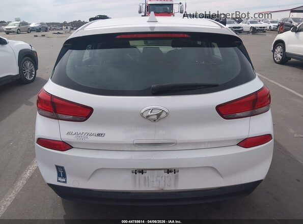 KMHH35LE3JU016309 2018 HYUNDAI ELANTRA GT White 