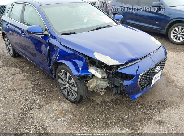 KMHH35LE4KU088797 2019 HYUNDAI ELANTRA GT Blue Widok z przodu