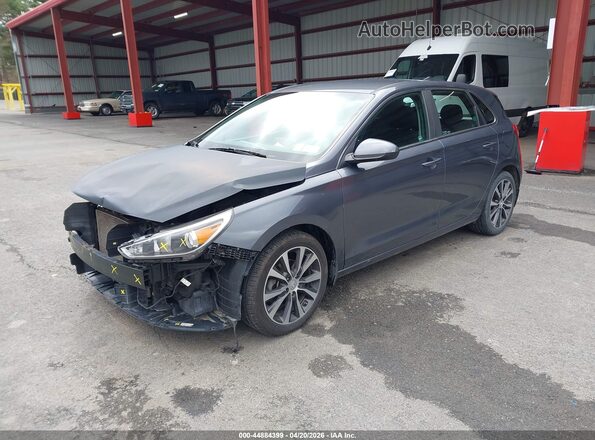 KMHH35LE6KU106958 2019 HYUNDAI ELANTRA GT Gray Առջևի ձախ երեք քառորդ տեսարան