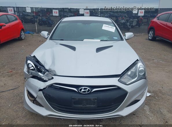 KMHHT6KJ0GU133035 2016 HYUNDAI GENESIS Серебряный Вид щитка приборов