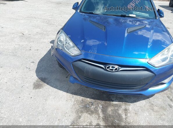 KMHHT6KJ3GU136544 2016 HYUNDAI GENESIS Blue Դիմացի տեսք