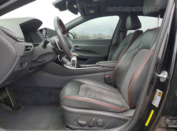 KMHL44J27NA208687 2022 HYUNDAI SONATA Black Front interior view