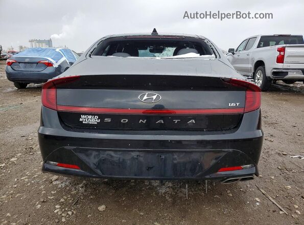 KMHL44J27NA208687 2022 HYUNDAI SONATA Black Rear view