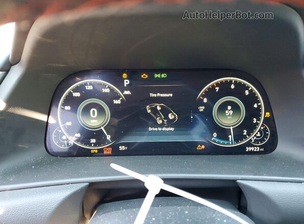 KMHL44J29NA225054 2022 HYUNDAI SONATA Black Vista del cuadro de instrumentos