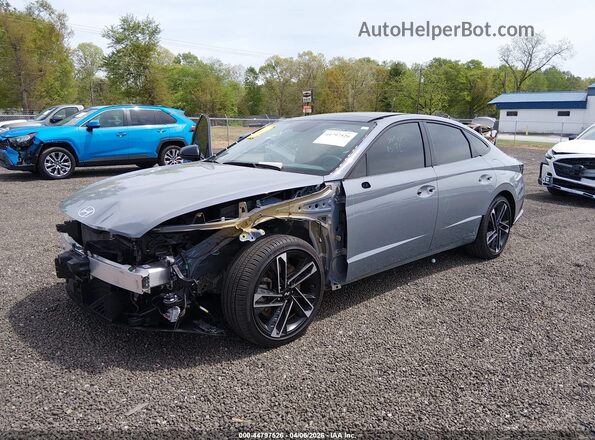 KMHL54JC7SA521899 2025 HYUNDAI SONATA Gray Առջևի ձախ երեք քառորդ տեսարան