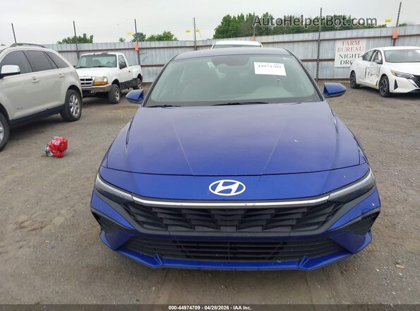 KMHLL4DG1RU789683 2024 HYUNDAI ELANTRA Blue Вид задньої частини салону