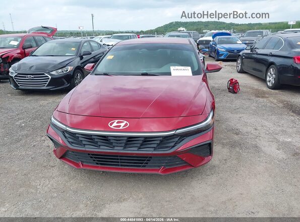 KMHLL4DG2RU792396 2024 HYUNDAI ELANTRA Red ხელსაწყოთა პანელის ხედი