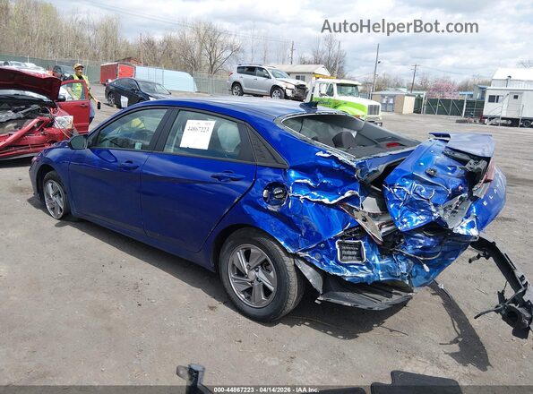 KMHLL4DG3SU857701 2025 HYUNDAI ELANTRA Синий Задняя левая четверть