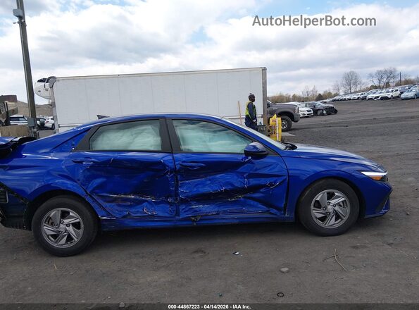 KMHLL4DG3SU857701 2025 HYUNDAI ELANTRA Синий Вид задней части салона