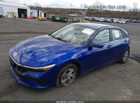 KMHLL4DG3SU857701 2025 HYUNDAI ELANTRA Синий Передняя левая четверть
