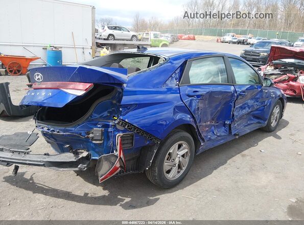 KMHLL4DG3SU857701 2025 HYUNDAI ELANTRA Синий Задняя правая четверть