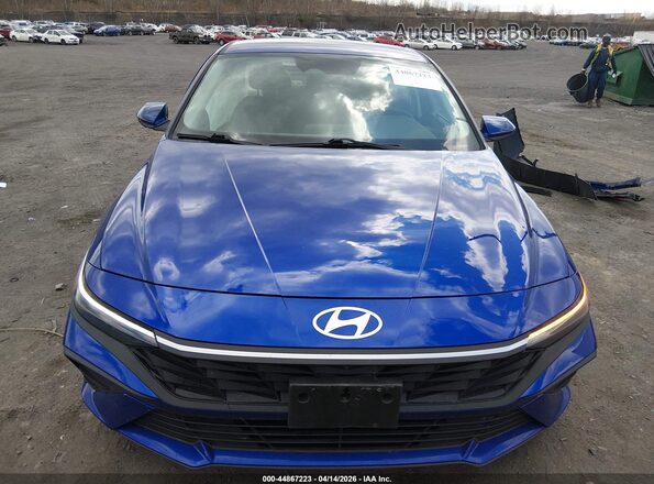 KMHLL4DG3SU857701 2025 HYUNDAI ELANTRA Синий Вид щитка приборов