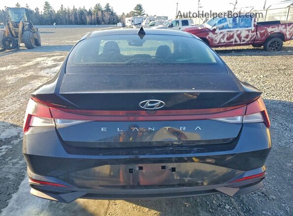 KMHLM4AGXMU073696 2021 HYUNDAI ELANTRA Black Вид ззаду