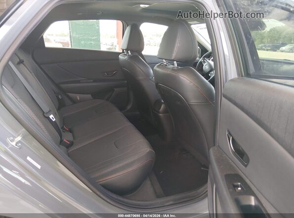 KMHLR4AF2PU450261 2023 HYUNDAI ELANTRA Gray VIN կոդի պիտակի տեսք