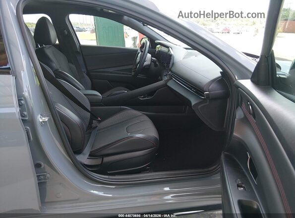KMHLR4AF2PU450261 2023 HYUNDAI ELANTRA Gray Սալոնի դիմացի տեսք