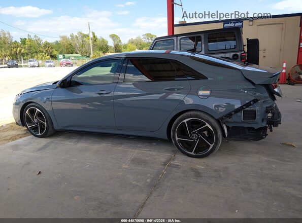 KMHLR4AF2PU450261 2023 HYUNDAI ELANTRA Gray 