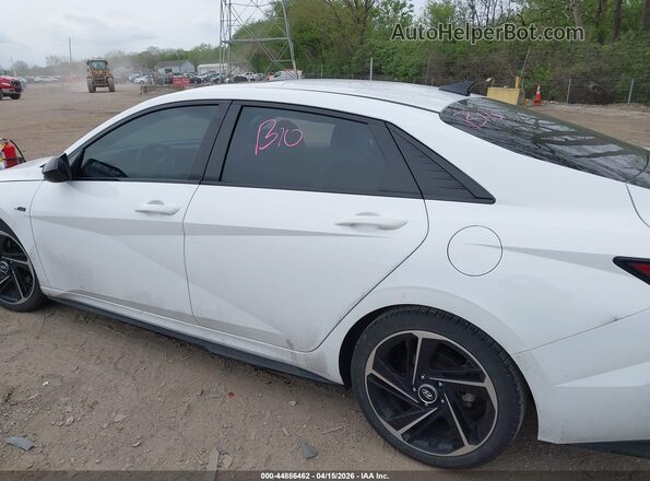 KMHLR4AF9MU156013 2021 HYUNDAI ELANTRA White Rear interior view