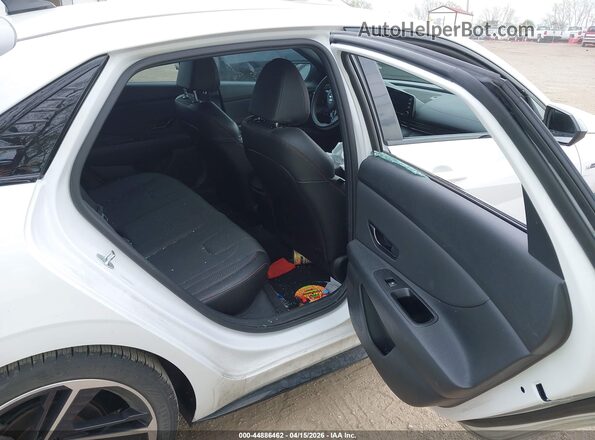 KMHLR4AF9MU156013 2021 HYUNDAI ELANTRA White VIN sticker view