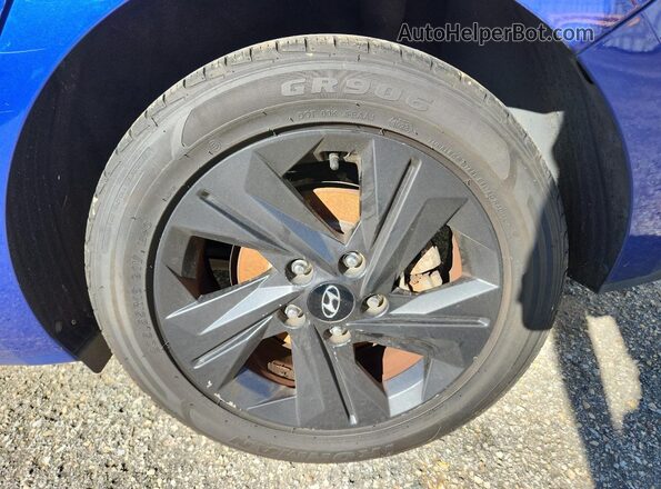 KMHLS4AG0MU182352 2021 HYUNDAI ELANTRA Blue 