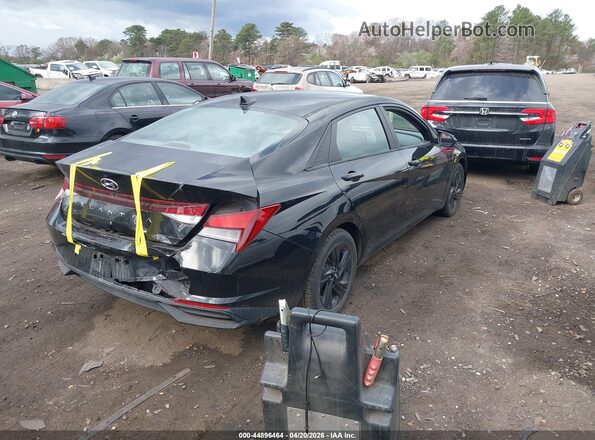 KMHLS4AG1MU212023 2021 HYUNDAI ELANTRA Black Հետևի աջ