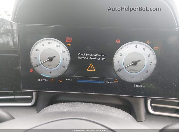 KMHLS4AG2PU490014 2023 HYUNDAI ELANTRA Blue Հետևի նստատեղերի տեսք