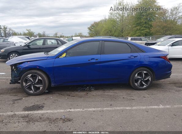 KMHLS4AG2PU490014 2023 HYUNDAI ELANTRA Blue Սալոնի 360 աստիճան տեսք