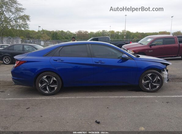 KMHLS4AG2PU490014 2023 HYUNDAI ELANTRA Blue Սալոնի հետևի տեսք