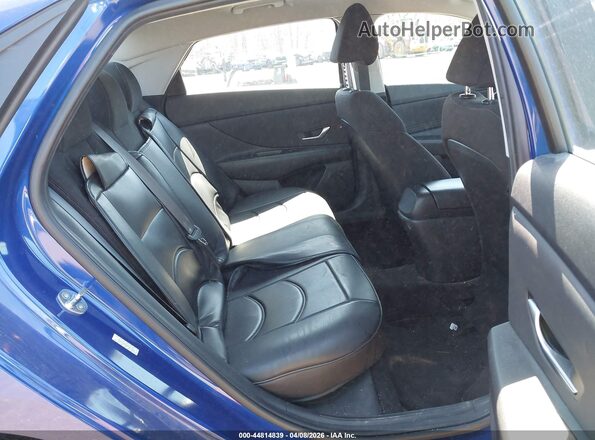 KMHLS4AG3PU617241 2023 HYUNDAI ELANTRA Dark Blue Widok naklejki z numerem VIN