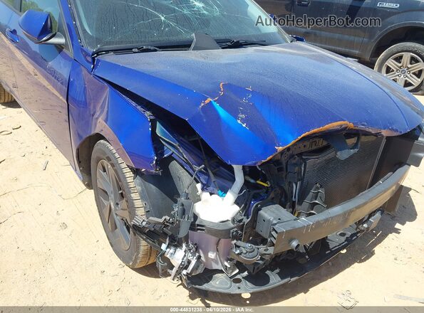 KMHLS4AG4NU283489 2022 HYUNDAI ELANTRA Blue წინა ხედი