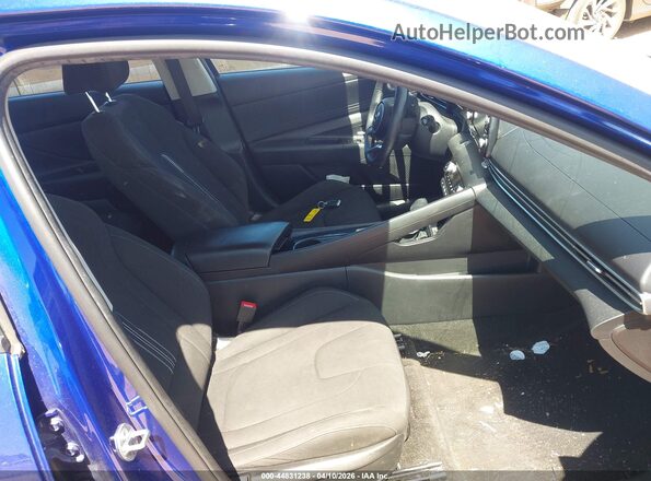 KMHLS4AG4NU283489 2022 HYUNDAI ELANTRA Blue წინა სალონის ხედი