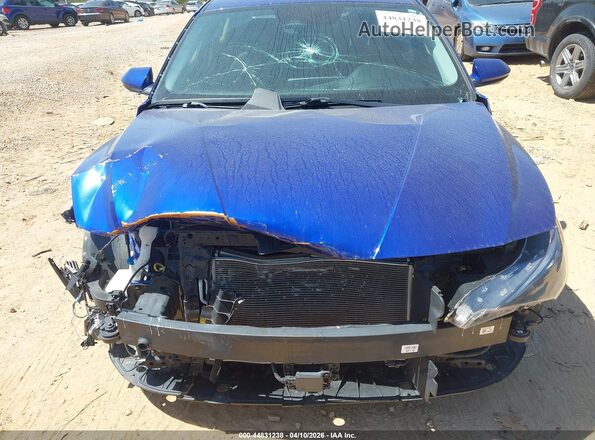 KMHLS4AG4NU283489 2022 HYUNDAI ELANTRA Blue ხელსაწყოთა პანელის ხედი
