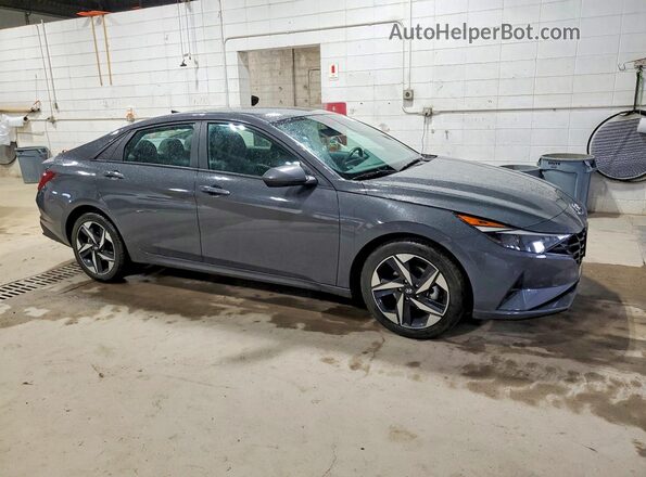 KMHLS4AG7PU592392 2023 HYUNDAI ELANTRA Gray Delantero derecho