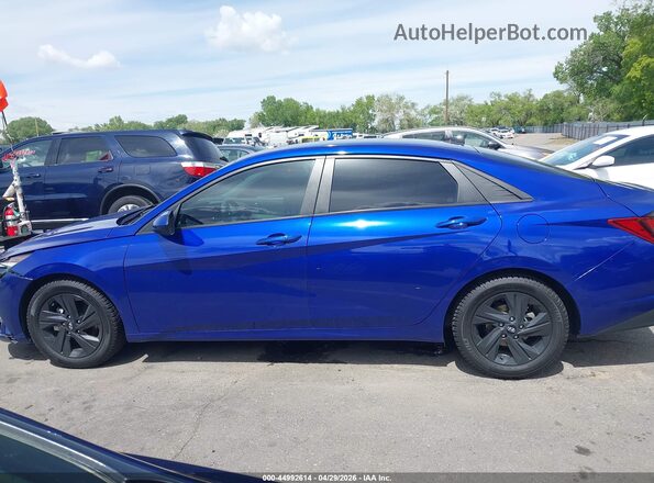KMHLS4AG8MU103512 2021 HYUNDAI ELANTRA Blue 360 interior view
