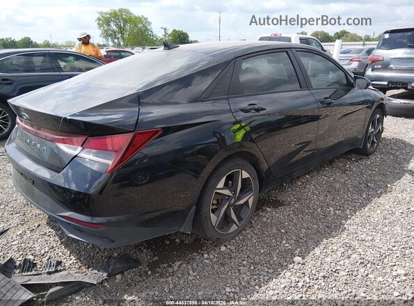 KMHLS4AG9PU567865 2023 HYUNDAI ELANTRA Black უკანა მარჯვენა