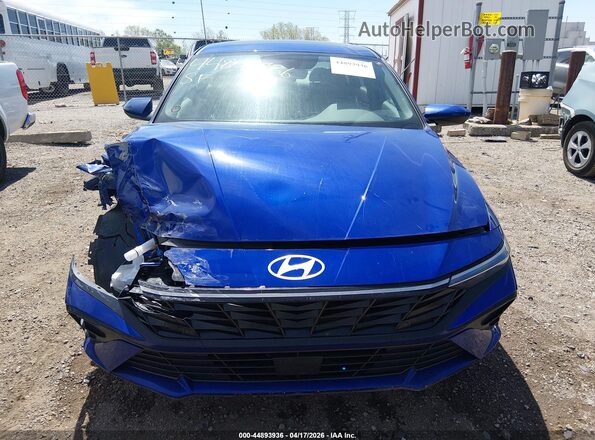 KMHLS4DG1RU698187 2024 HYUNDAI ELANTRA Blue Vista del cuadro de instrumentos