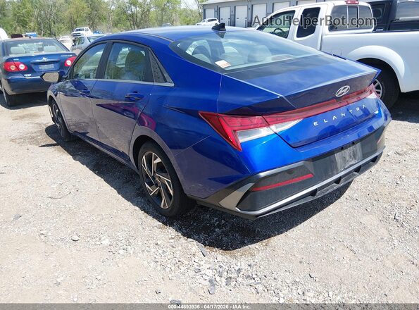 KMHLS4DG1RU698187 2024 HYUNDAI ELANTRA Blue Trasero izquierdo