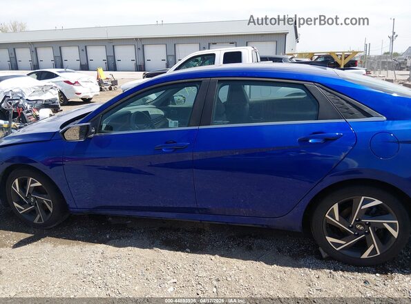KMHLS4DG1RU698187 2024 HYUNDAI ELANTRA Blue Vista interior de 360 grados