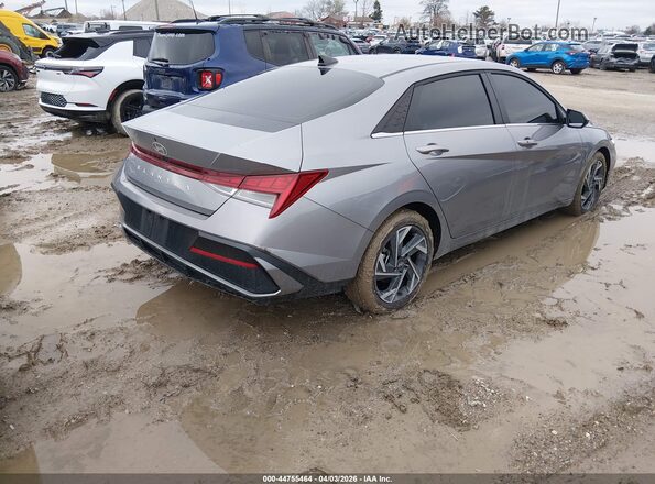 KMHLS4DG2SU990579 2025 HYUNDAI ELANTRA Silver Trasero derecho