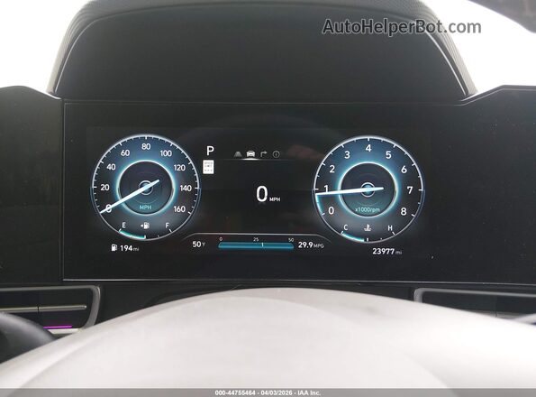 KMHLS4DG2SU990579 2025 HYUNDAI ELANTRA Silver Vista de los asientos traseros