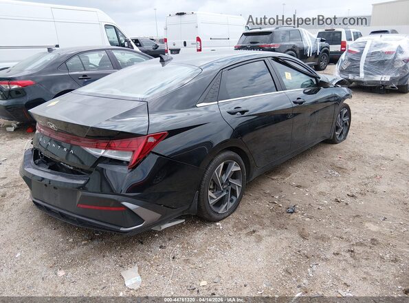 KMHLS4DG3RU746630 2024 HYUNDAI ELANTRA Black უკანა მარჯვენა
