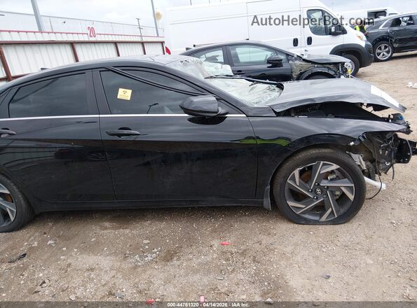 KMHLS4DG3RU746630 2024 HYUNDAI ELANTRA Black უკანა სალონის ხედი
