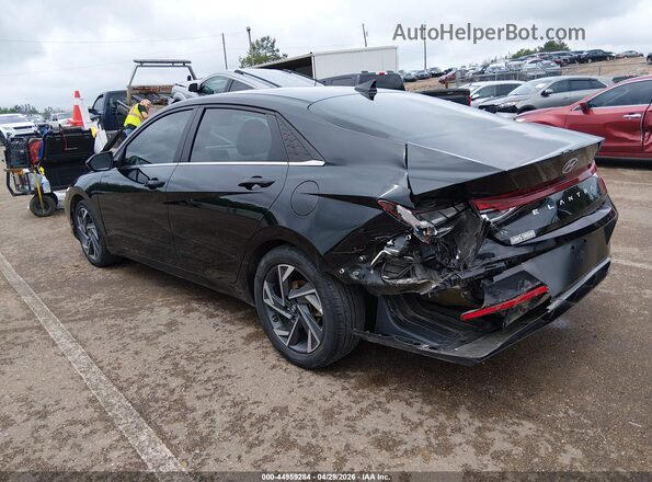 KMHLS4DG4RU717296 2024 HYUNDAI ELANTRA Black Tył lewy