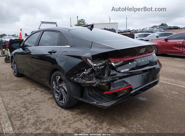 KMHLS4DG4RU717296 2024 HYUNDAI ELANTRA Black Widok z przodu