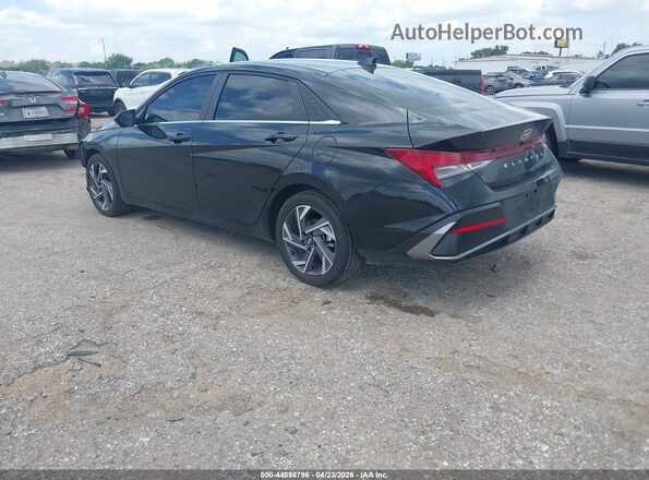 KMHLS4DG4SU071232 2025 HYUNDAI ELANTRA Black Rear left