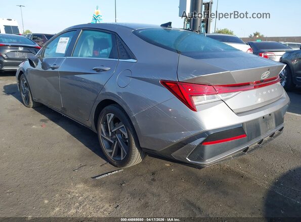 KMHLS4DG6RU833213 2024 HYUNDAI ELANTRA Gray Trasero izquierdo