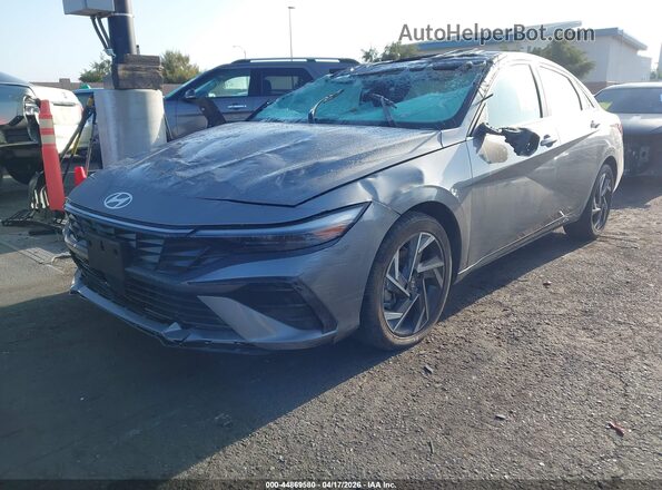 KMHLS4DG6RU833213 2024 HYUNDAI ELANTRA Gray Vista tres cuartos delantera izquierda