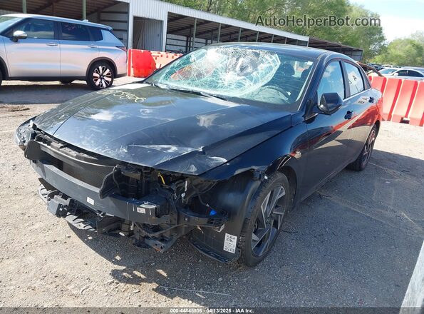 KMHLS4DG7RU751362 2024 HYUNDAI ELANTRA Черный Передняя левая четверть