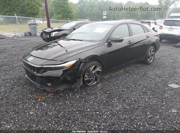 KMHLS4DG7RU753869 2024 HYUNDAI ELANTRA Черный Передняя левая четверть