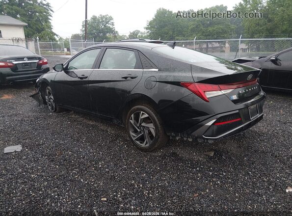 KMHLS4DG7RU753869 2024 HYUNDAI ELANTRA Черный Задняя левая четверть