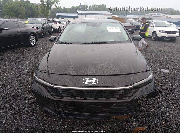 KMHLS4DG7RU753869 2024 HYUNDAI ELANTRA Черный Вид задней части салона